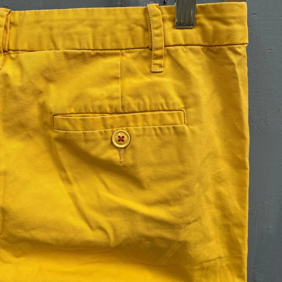 G1 Basic Goods Iconic Chino Paper Twill Mustard cotton pants, size 2 - Picture 5 of 13